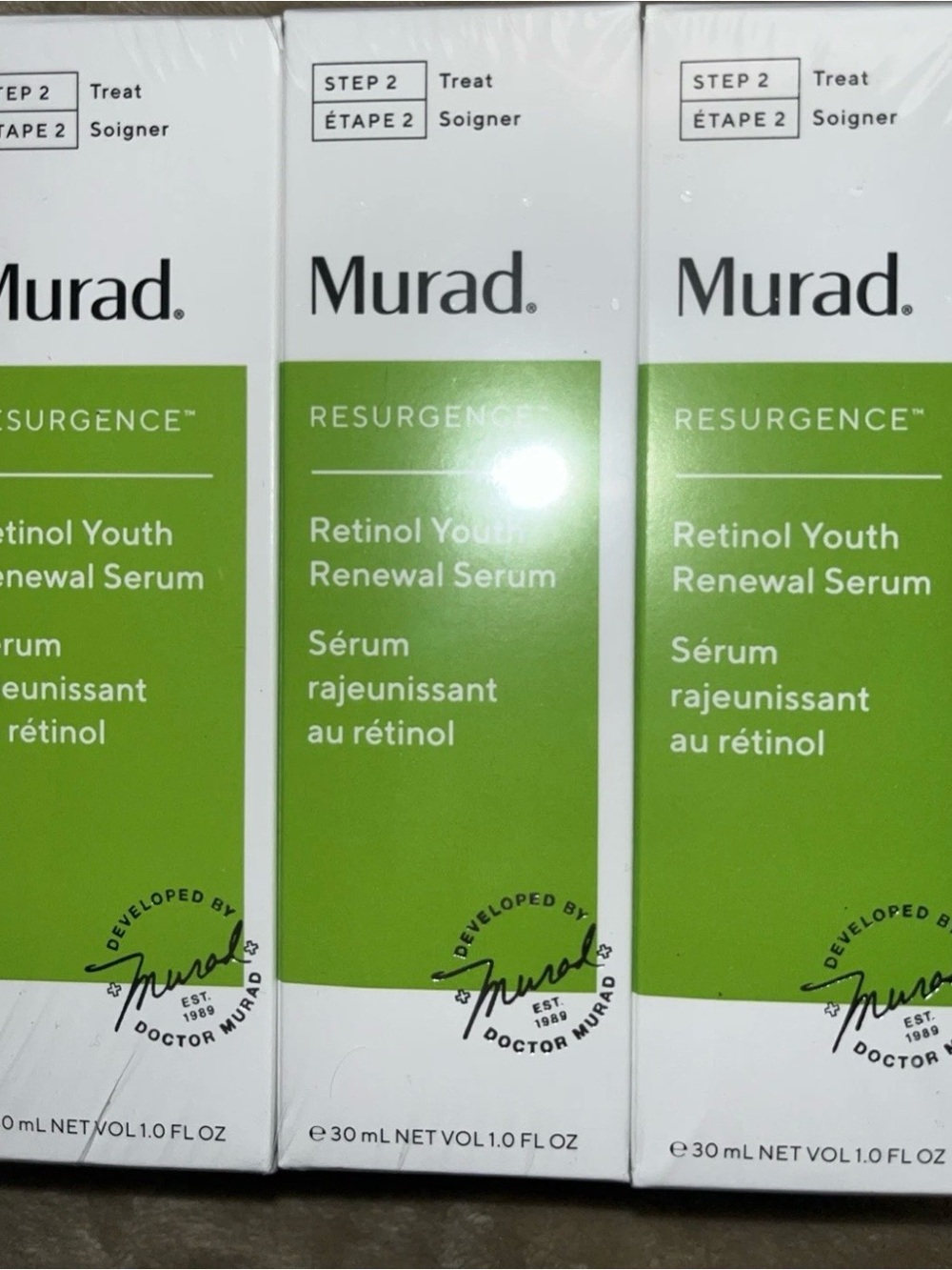 Murad Retinol Youth Renewal Serum - Green 3 for 1 new